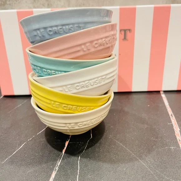 LE CREUSET SORBET COLLECTION ミニボウル 6個セット Stoneware Sorbet Set of 6 Mini Ramekins | Le Creuset AU